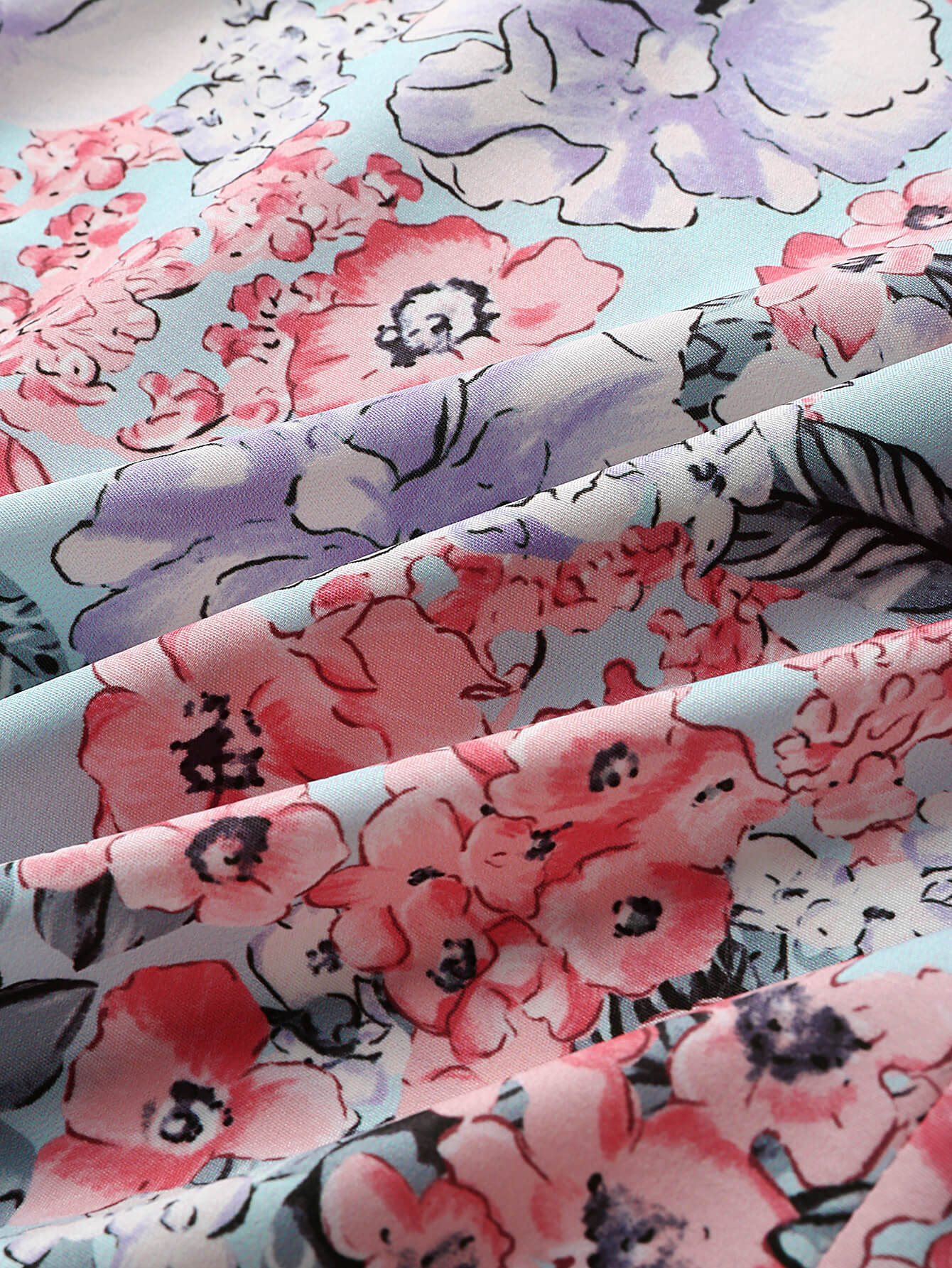 Lush Floral Print Shirt