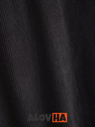 Men's Corduroy Black And Pink Patchwork Short Sleeve Button-Up Hoodie