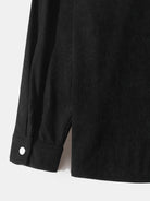 Men's Patchwork Corduroy Button Long Sleeve Shirt