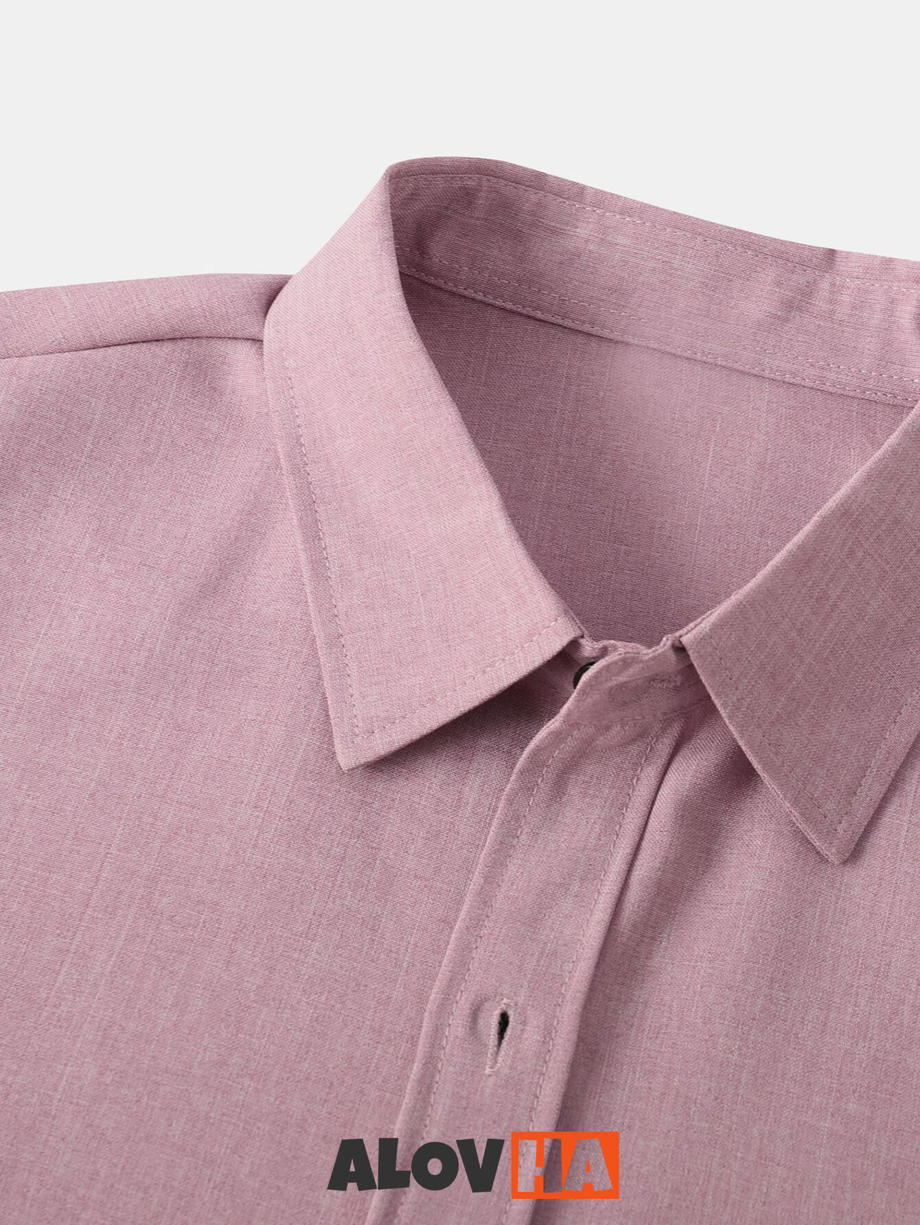 Men's Solid Color Short Sleeve Casual Summer Shirt