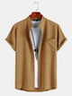 Solid Green Cotton Shirt