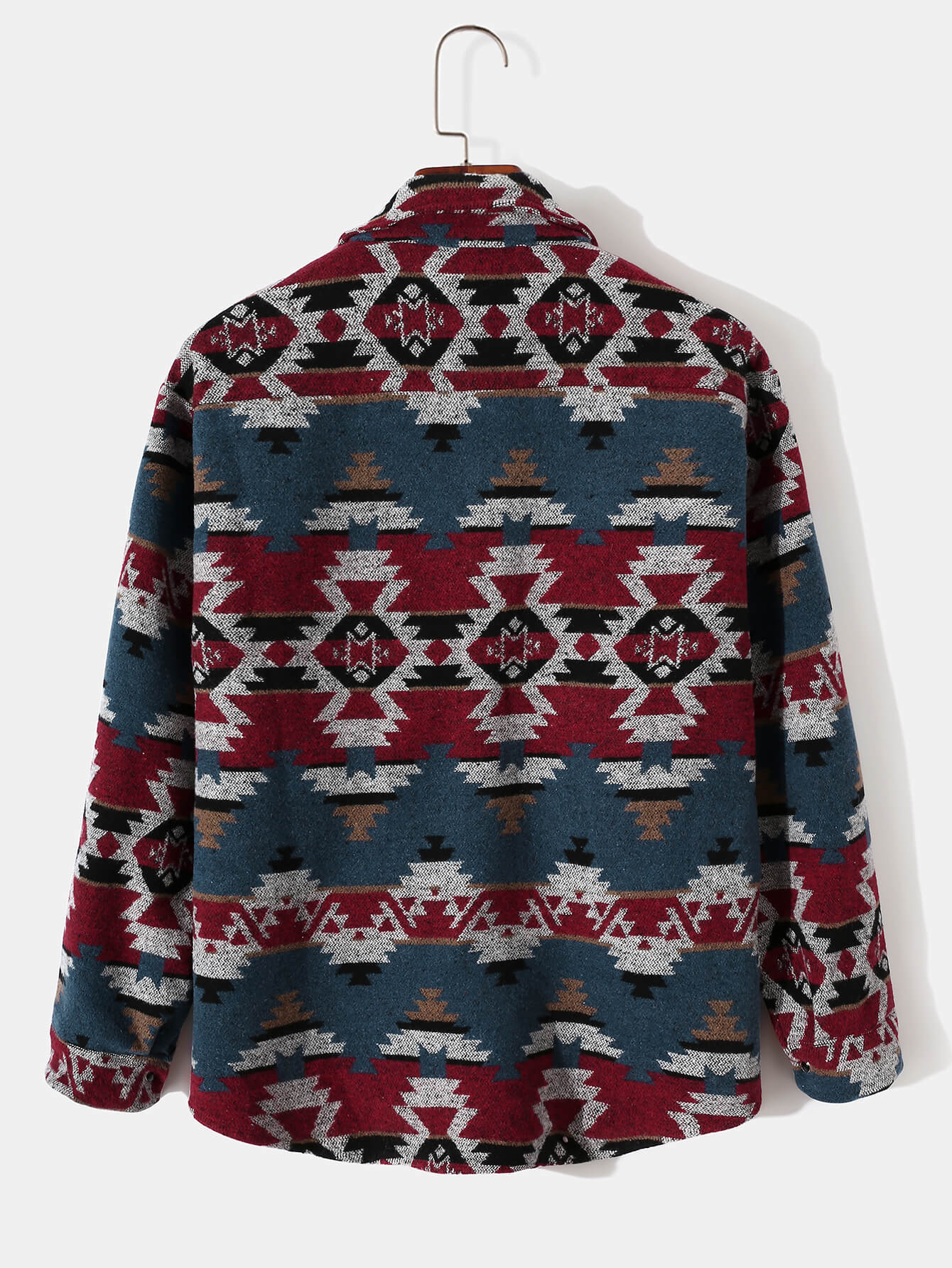 Multicolored Diamond Wool Overshirt
