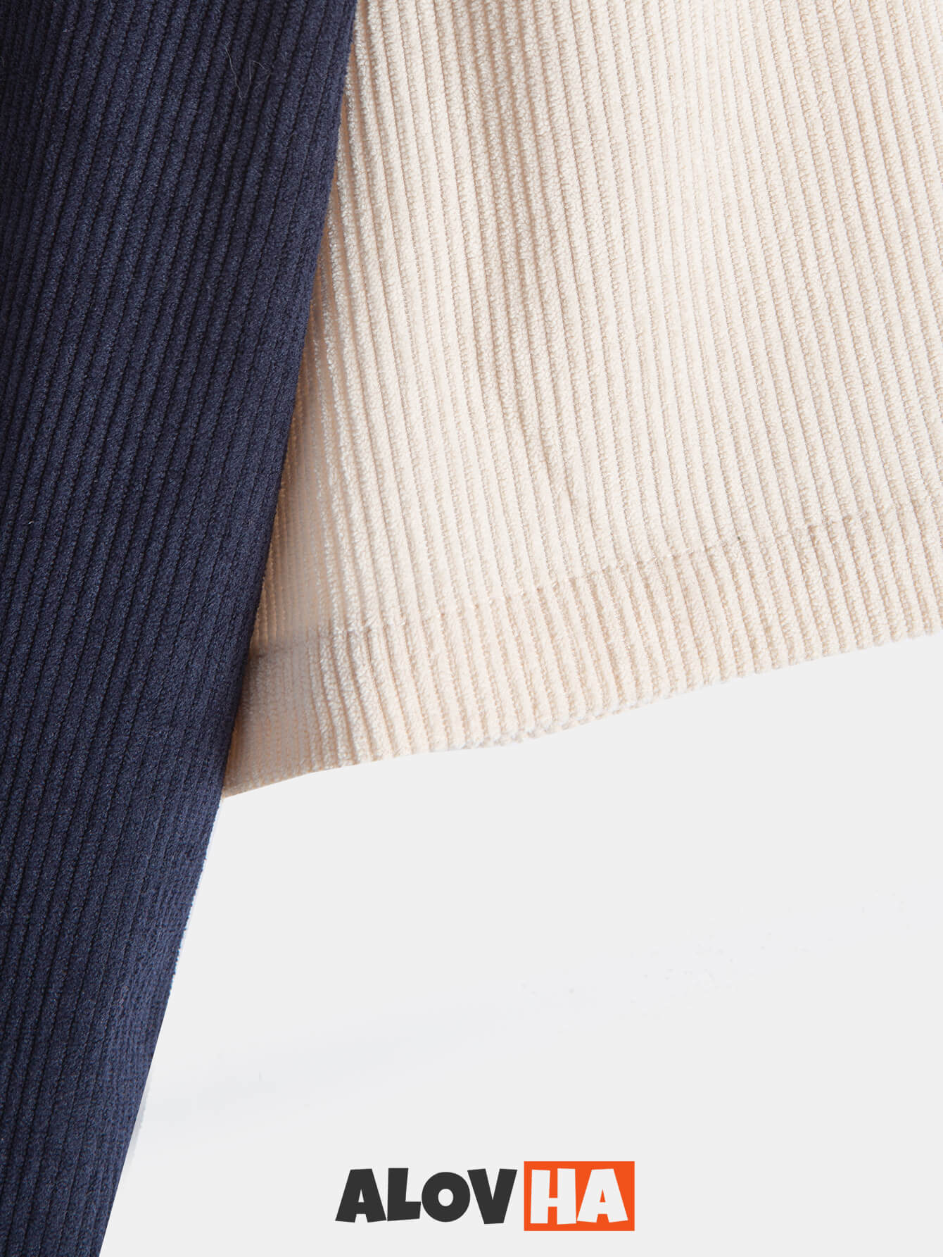 New Patchwork Corduroy Creative Two Pocket Button Shirt
