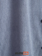 New Patchwork Corduroy Creative Two Pocket Button Shirt