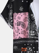 Paisley And Stripe Lapel Shirt