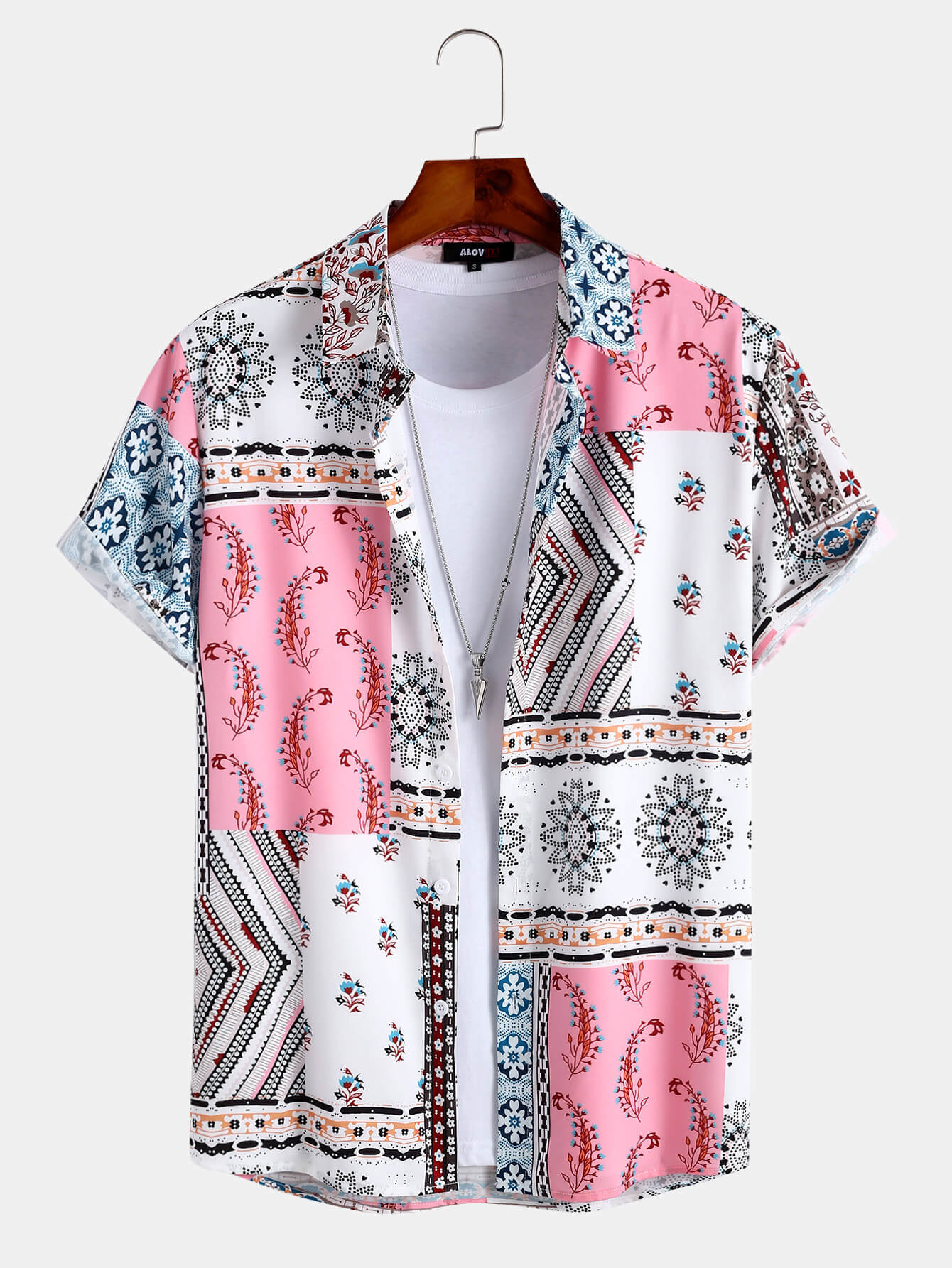 Paisley Pattern Ethnic Shirt