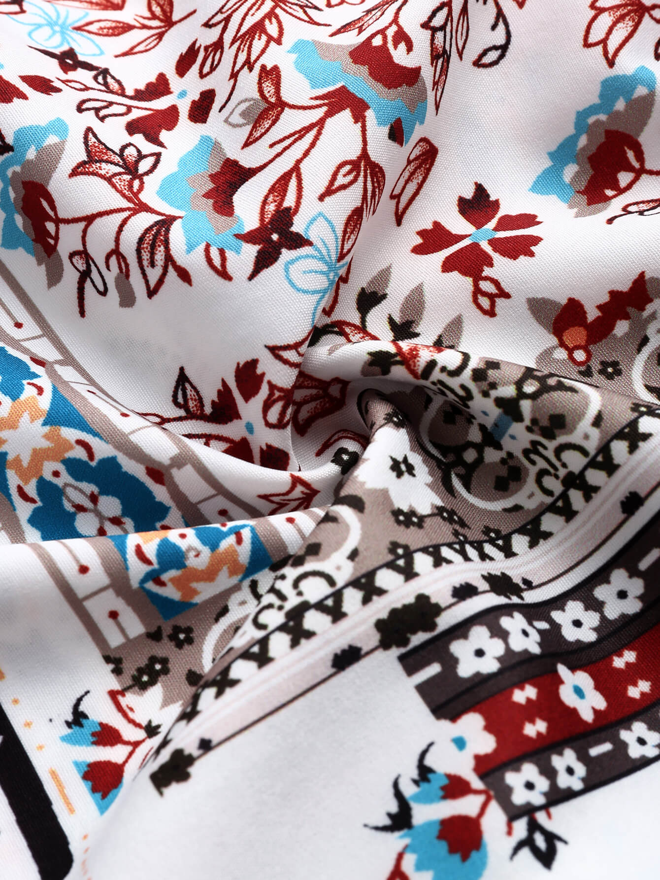 Paisley Pattern Ethnic Shirt