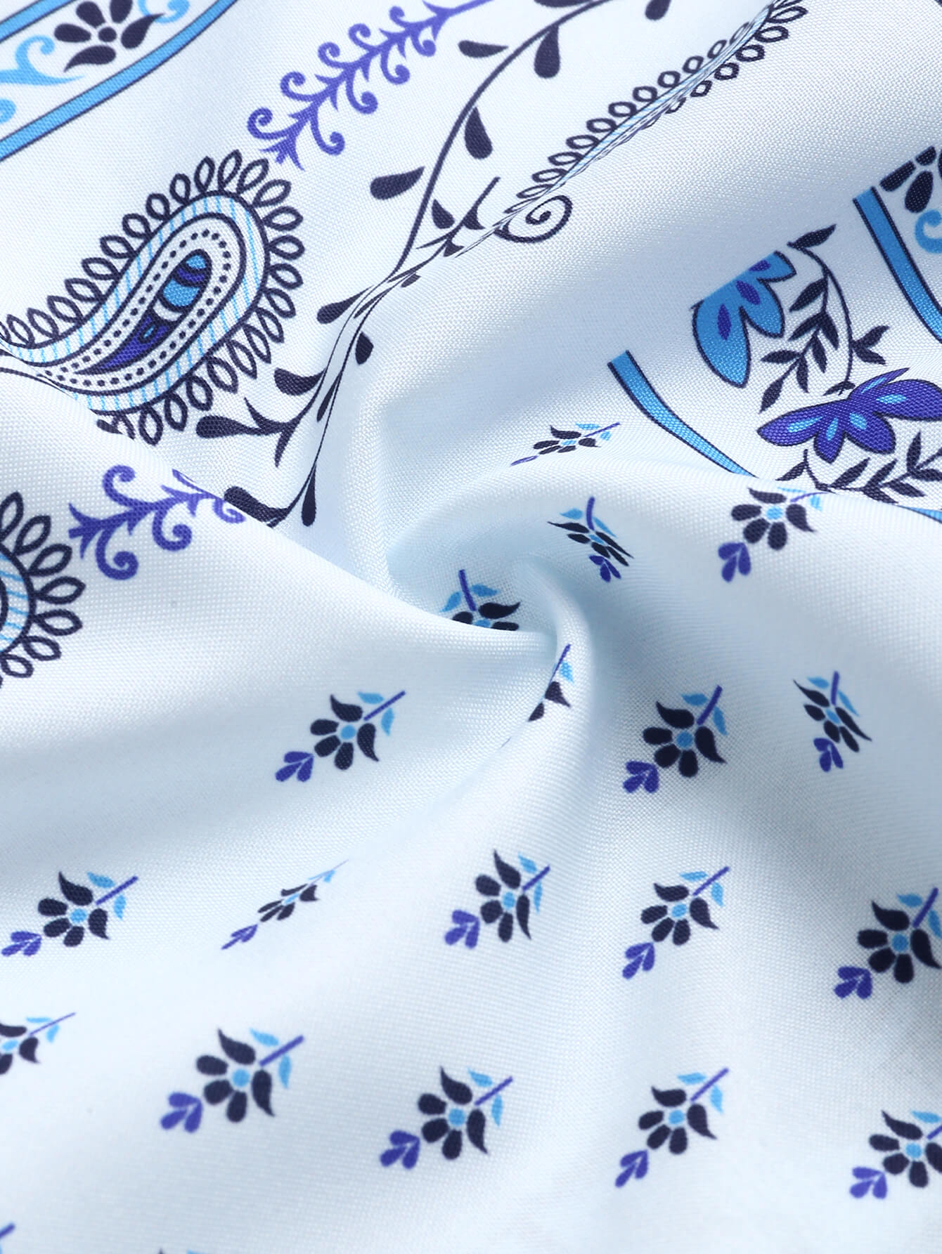 Paisley Print Button Up Shirt