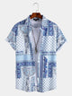 Paisley Print Button Up Shirt