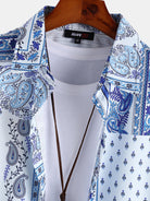 Paisley Print Button Up Shirt