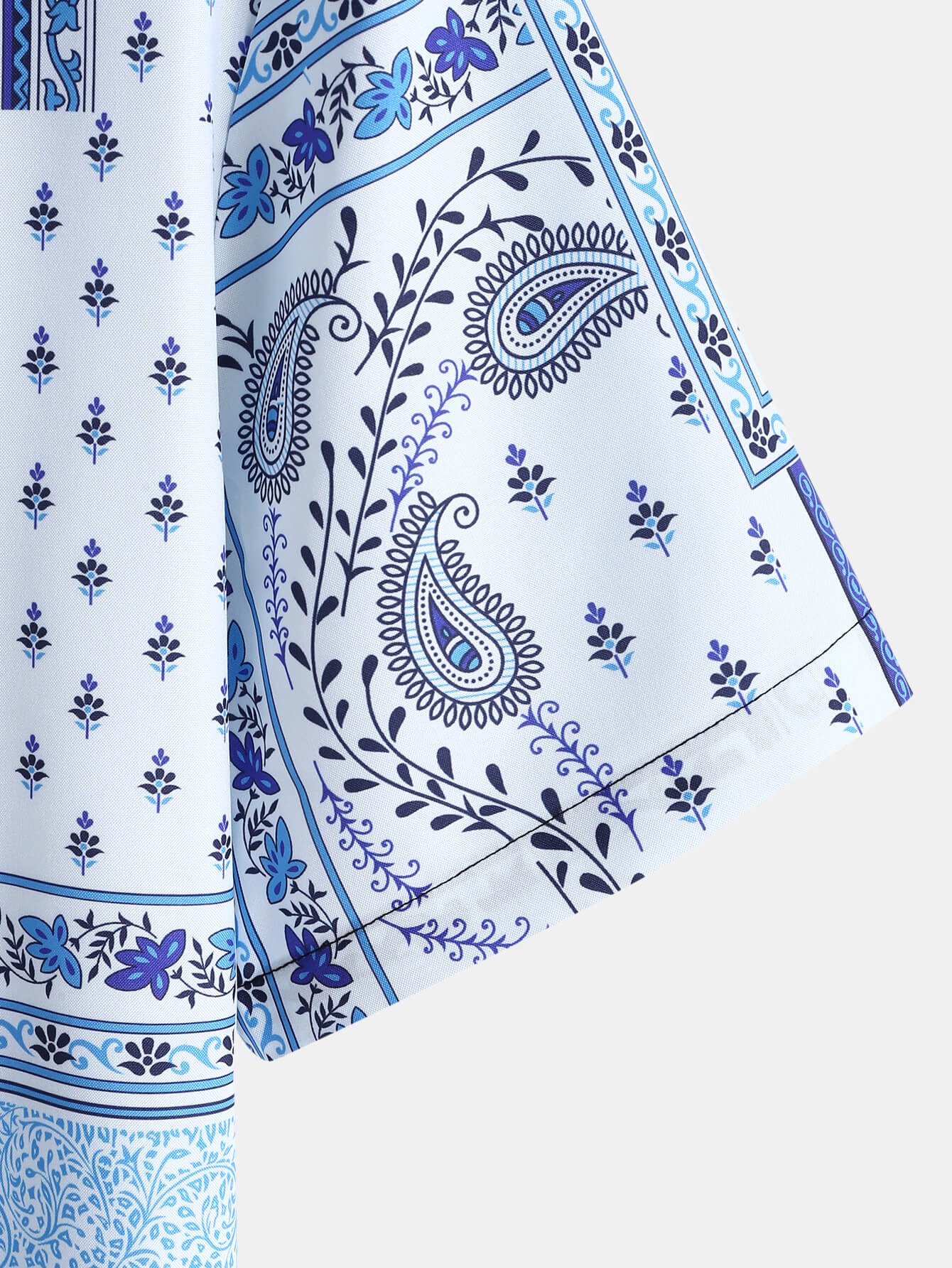 Paisley Print Button Up Shirt