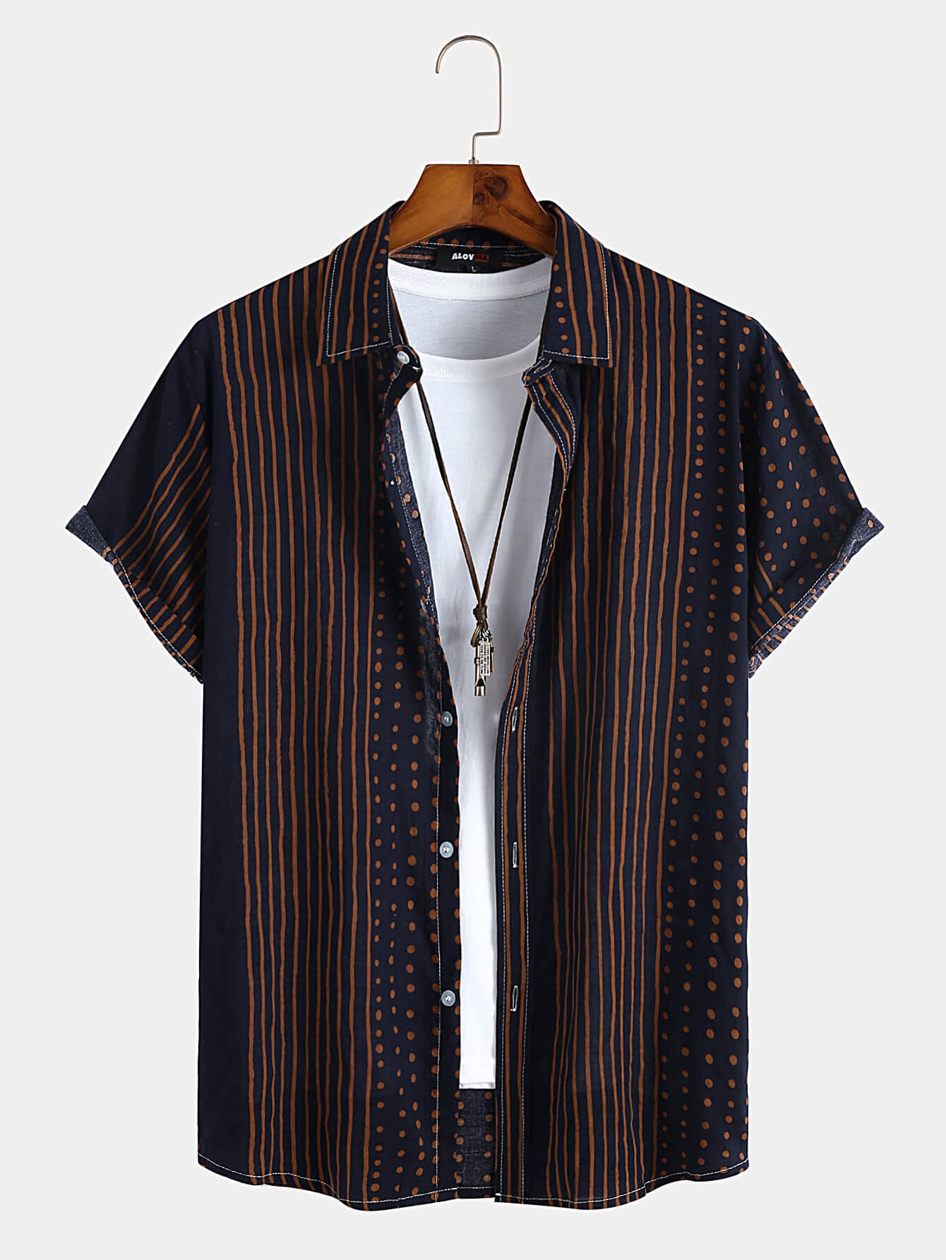 Polka Dot Striped Shirt
