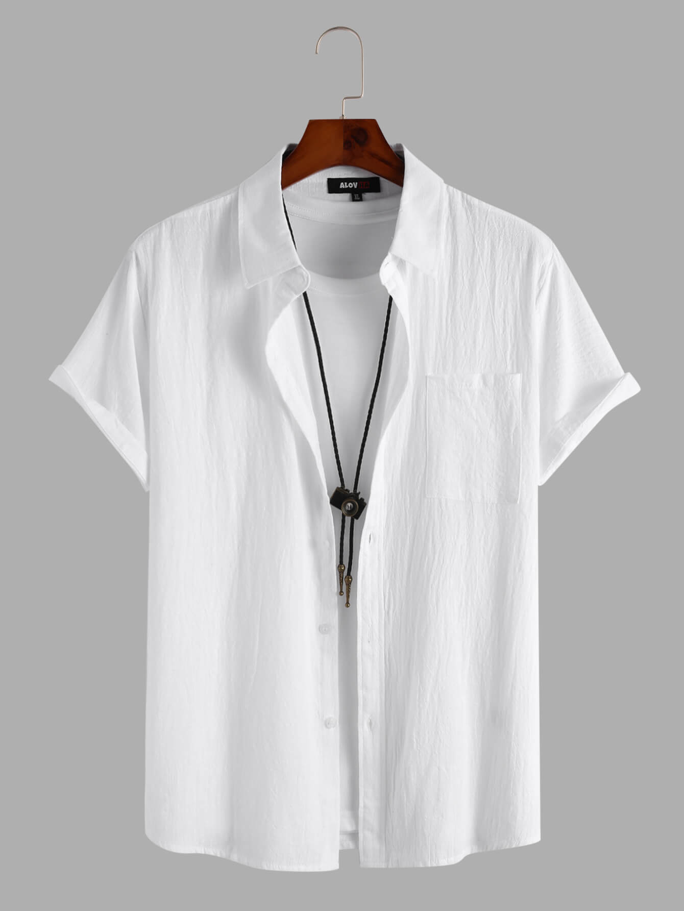 Relaxed Cotton Solid Shirt