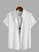 Relaxed Cotton Solid Shirt