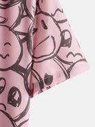Relaxed Smiley Print Shirt