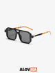 Retro Square Oversized Polarized Sunglasses