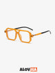 Retro Square Oversized Polarized Sunglasses