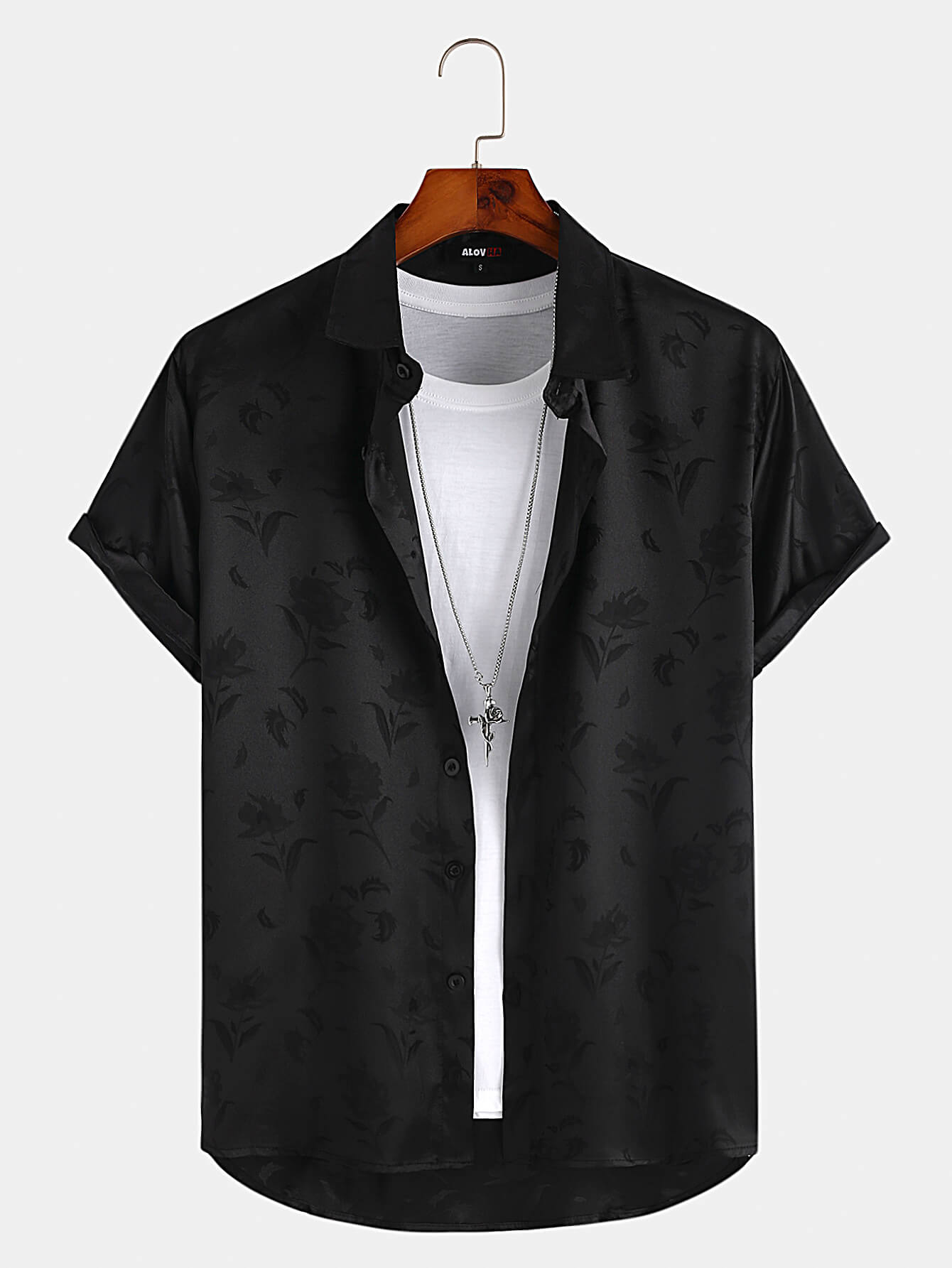 Rose Jacquard Shirt