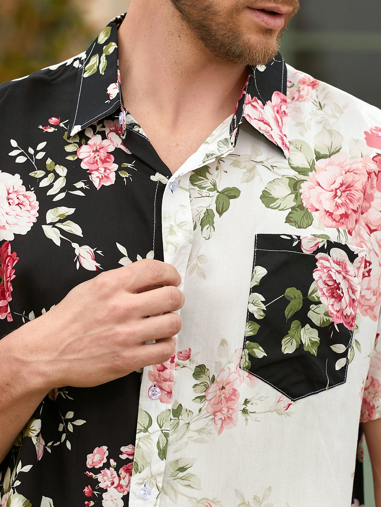 Rose Panel Shirt