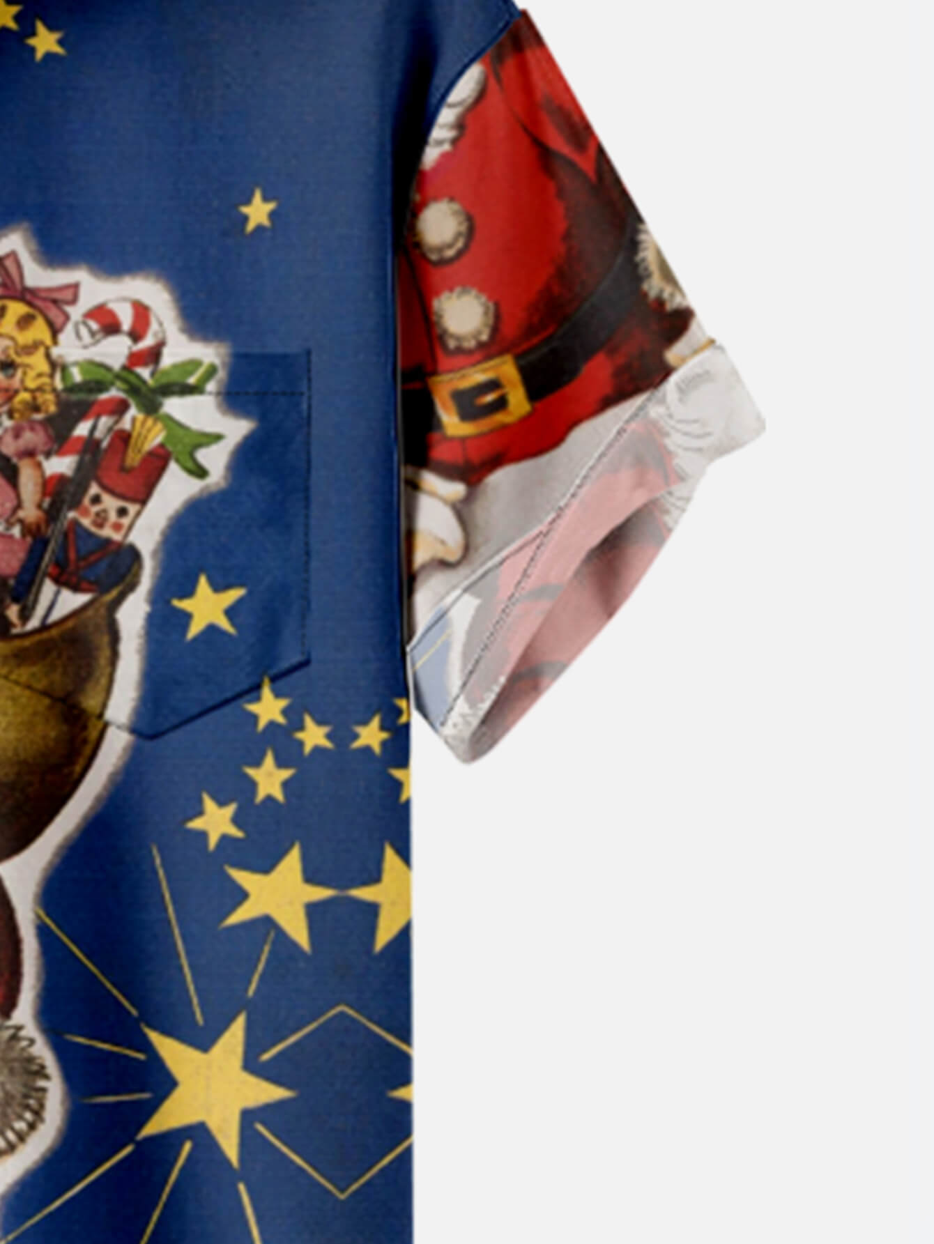 Santa Claus Gift Lapel Shirt