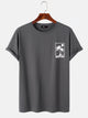  T-shirt With Coconut Tree Print