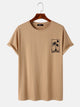  T-shirt With Coconut Tree Print