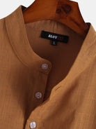 Basic Cotton Henley Shirt