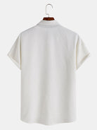 Solid Color Lapel Shirt