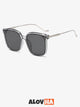 Oversized Square Polarized Retro Sunglasses