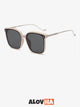 Oversized Square Polarized Retro Sunglasses