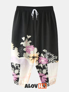 Two Sets Of Flower Pattern Kimonos