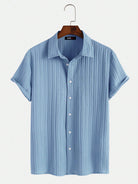 Versatile Texture Solid Color Short-Sleeved Shirt