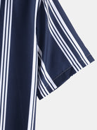 Vintage Casual Striped Shirt