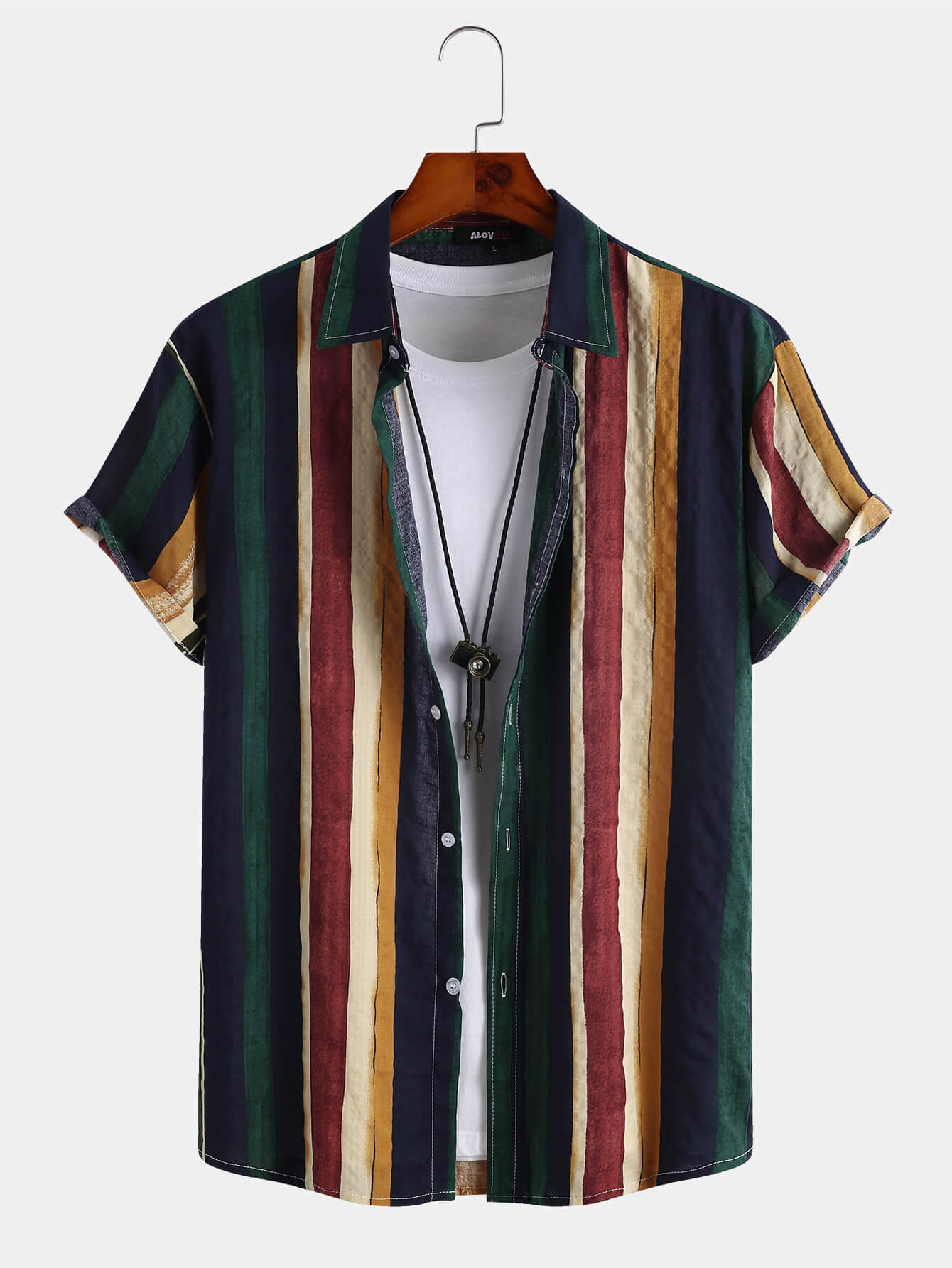 Vintage Colors Striped Shirt