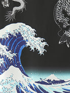 Wave Dragon Print Two-Piece Set