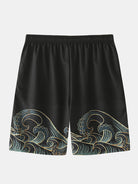 Wave Print Two-Piece Set