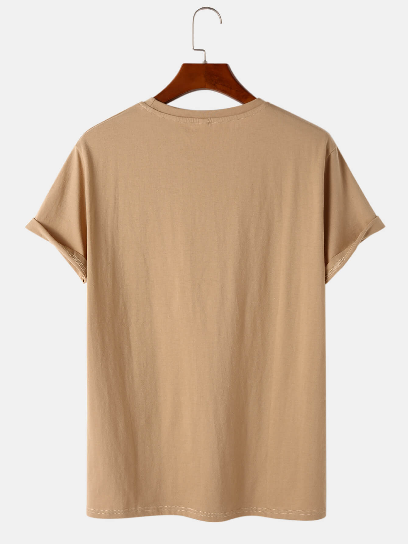 100% Cotton Solid Breathable T-shirt