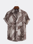 Irregular Animal Print Shirt