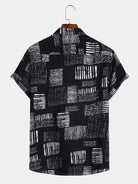 Abstract Ink Mosaic Shirt