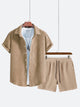 Basic Corduroy Two-Piece Set