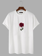 Blood Rose Cotton T-Shirt