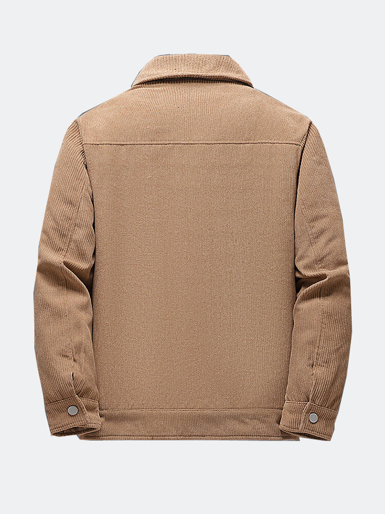 Corduroy Sherpa Coat