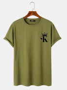 Poker Print Cotton T-Shirt
