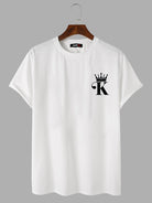Poker Print Cotton T-Shirt