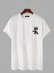 Poker Print Cotton T-Shirt
