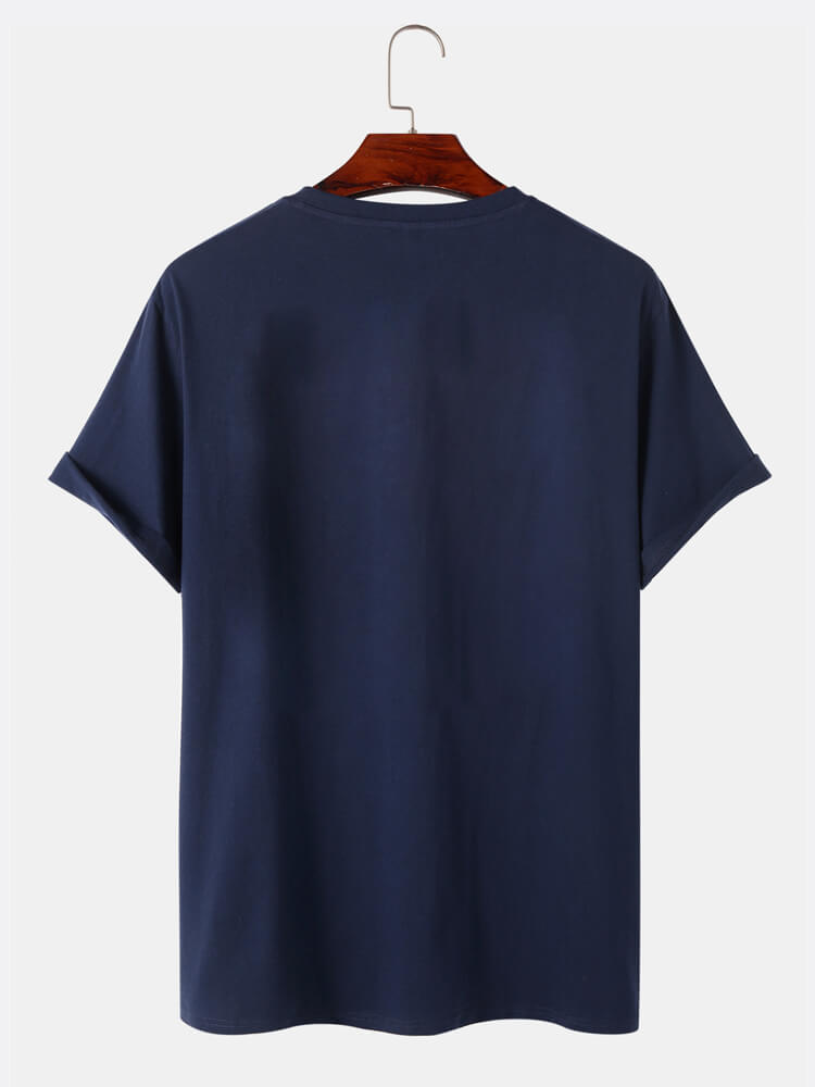 Poker Print Cotton T-Shirt
