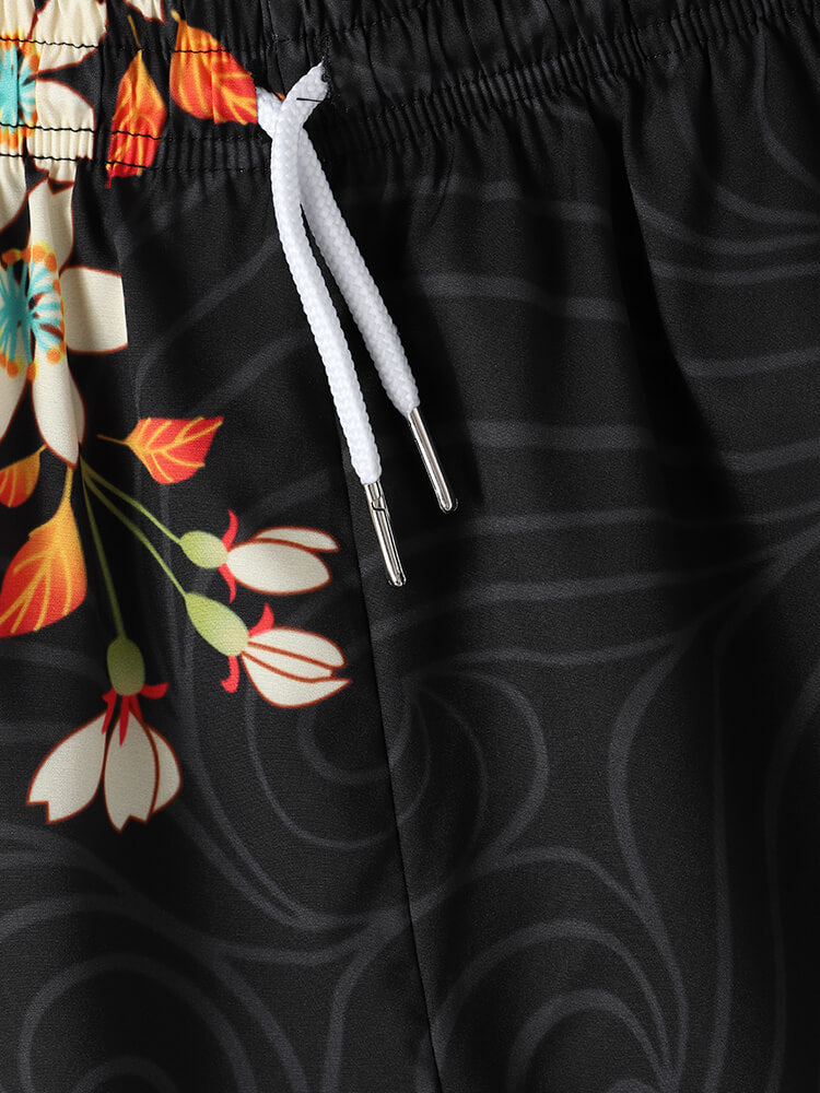 Cherry Kimono Two-Piece Set