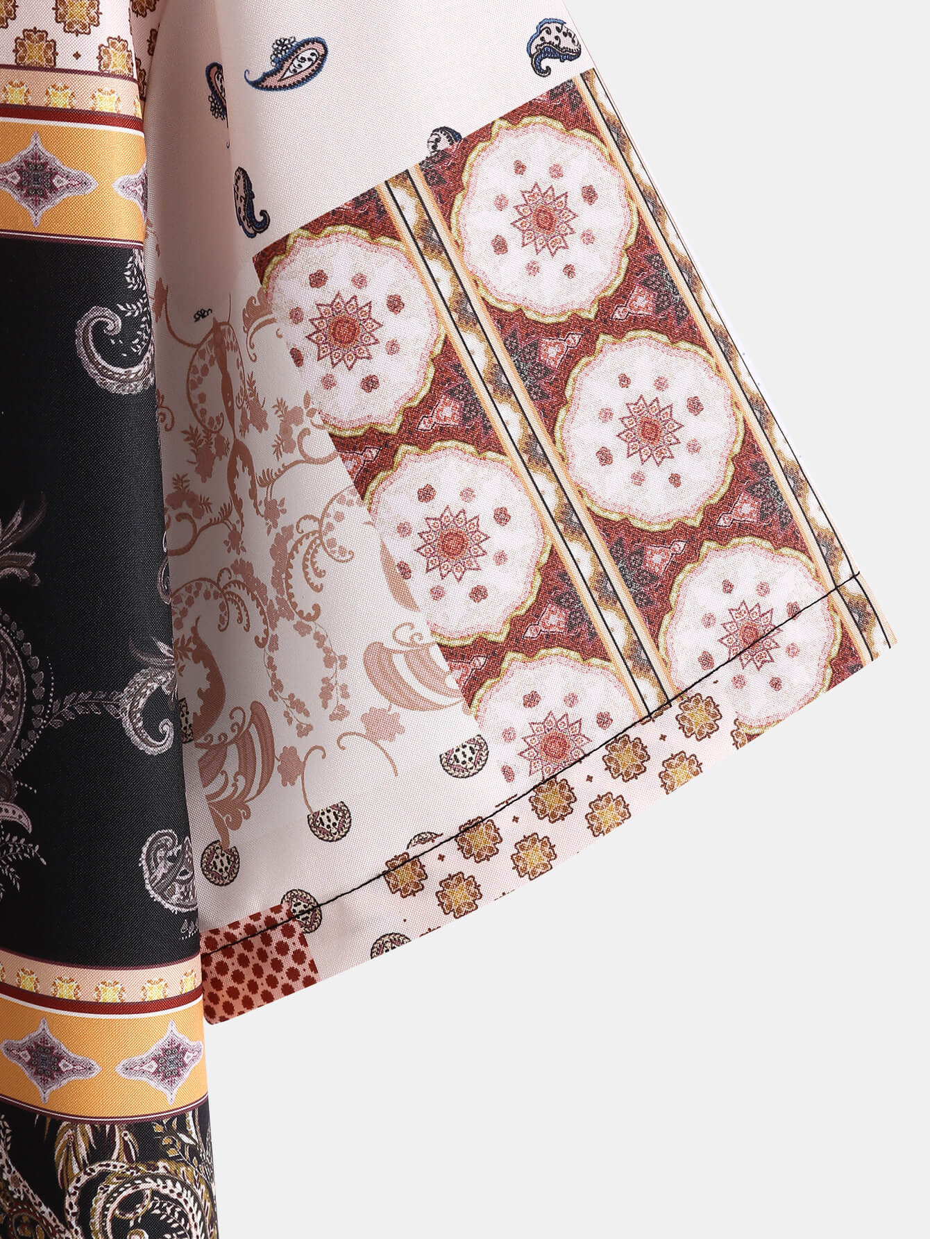 Paisley Print Ethnic Style Shirt