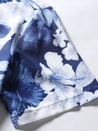 Skull Ghost Floral Print Shirt